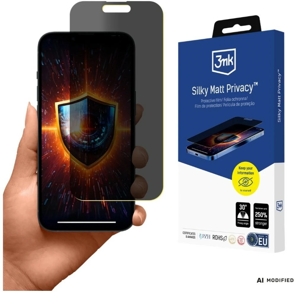 Apple iPhone 15 Pro – 3mk Silky Matt Privatumas