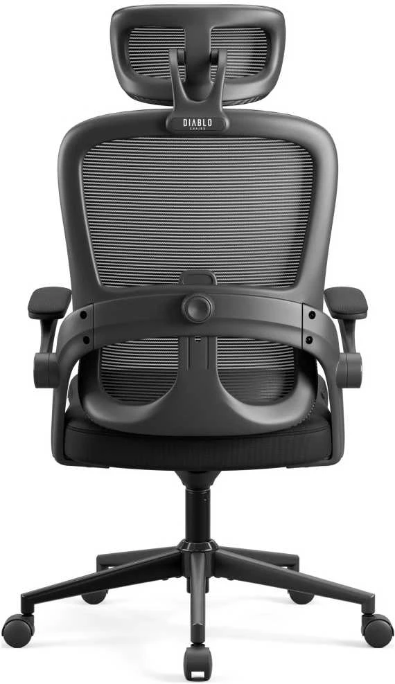 Diablo Chairs Diablo V-Light Shadow Juodas ergonominė kėdė