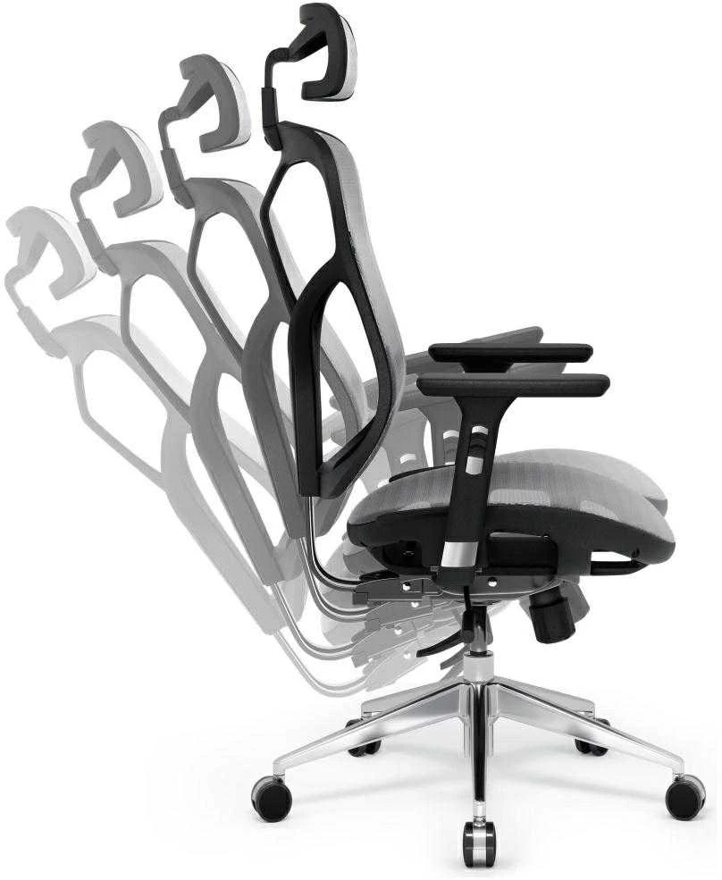 Ergonominė kėdė Diablo V-Basic Normal Ergonomic Chair, Pilkos/ Juodos spalvos