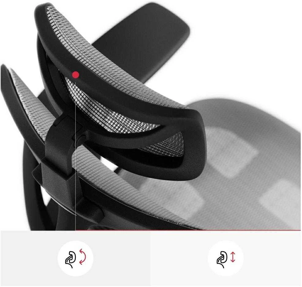 Ergonominė kėdė Diablo V-Basic Normal Ergonomic Chair, Pilkos/ Juodos spalvos
