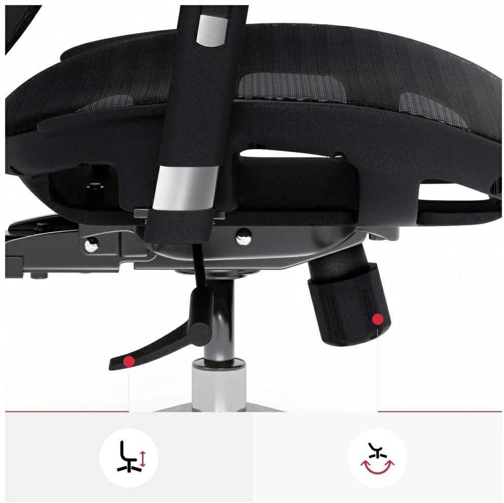 Ergonominė kėdė Diablo V-Basic Normal Ergonomic Chair, Juodos spalvos