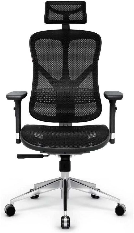 Diablo V-Basic juoda tinklinė ergonominė kėdė
