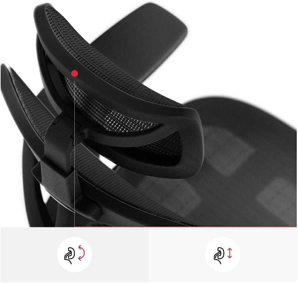 Ergonominė kėdė Diablo V-Basic Normal Ergonomic Chair, Juodos spalvos