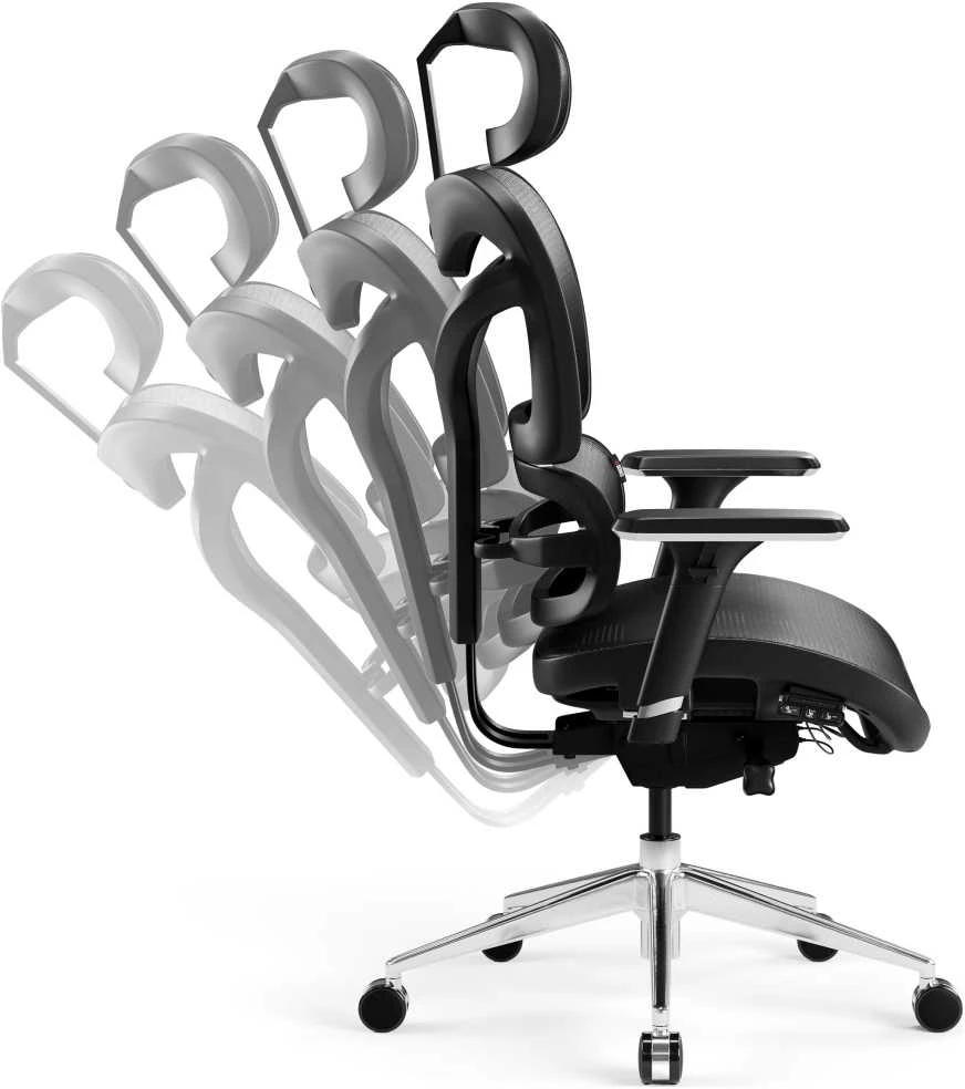 Ergonominė kėdė  DIABLO V-COMMANDER, Juodos spalvos