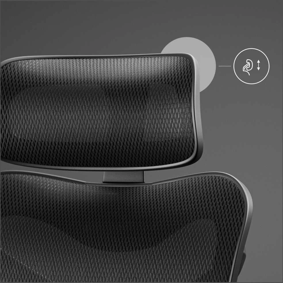Ergonominė kėdė  DIABLO V-COMMANDER, Juodos spalvos