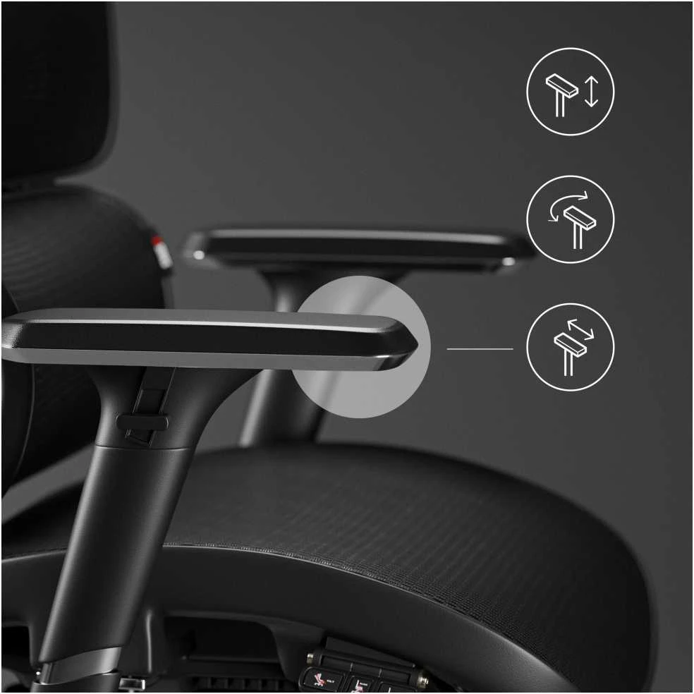 Ergonominė kėdė  DIABLO V-COMMANDER, Juodos spalvos