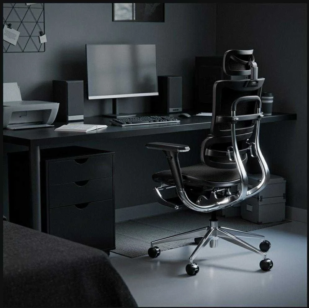 Ergonominė žaidimų/biuro kėdė Diablo V-Master, Juoda