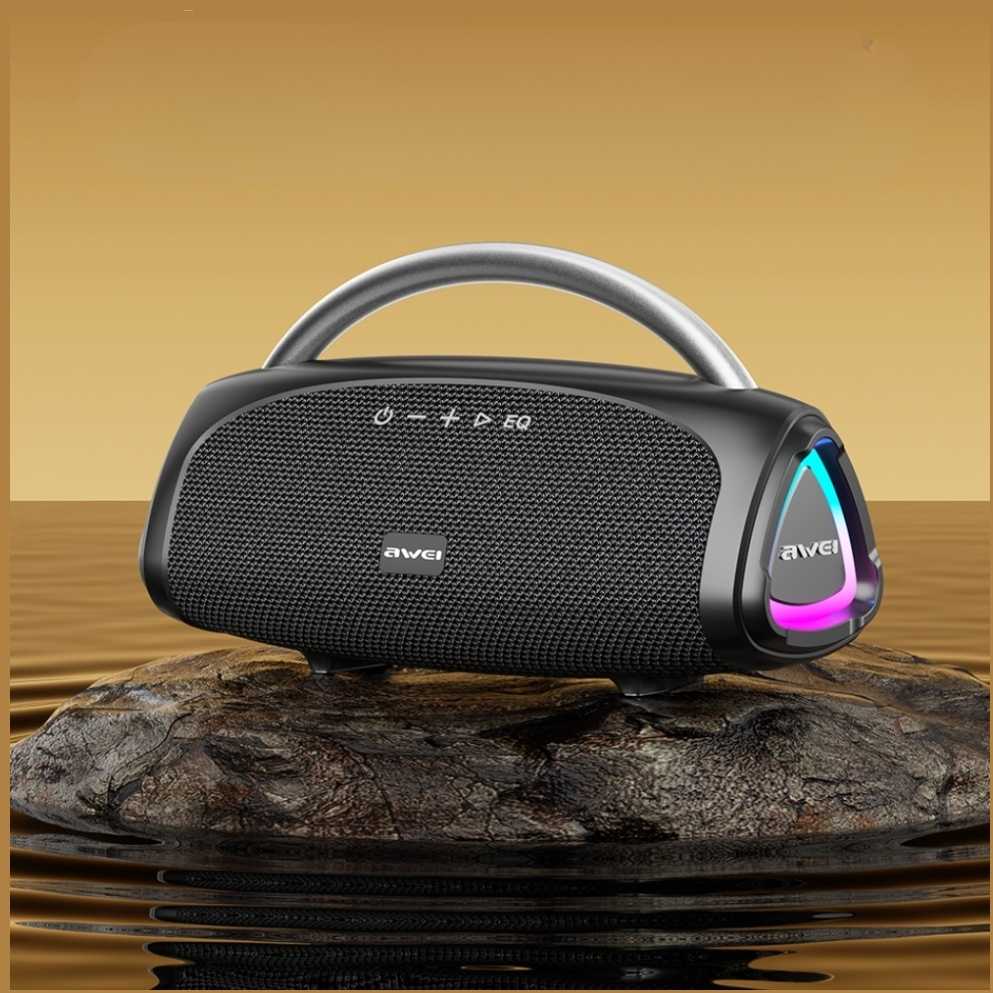 Garsiakalbis belaidis AWEI KA39 100W Bluetooth 5.3 nešiojama zewnętrzny juoda