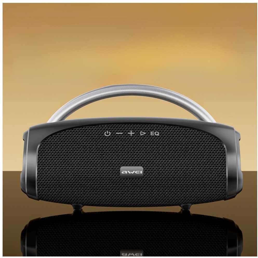 Garsiakalbis belaidis AWEI KA39 100W Bluetooth 5.3 nešiojama zewnętrzny juoda