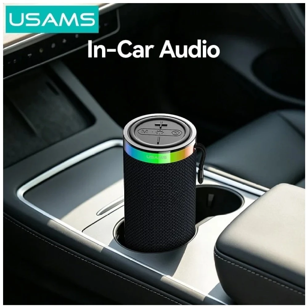 Kompiuterio kolonėlės Garsiakalbis belaidis Usams YX018 Portable Bluetooth 5.4 juoda