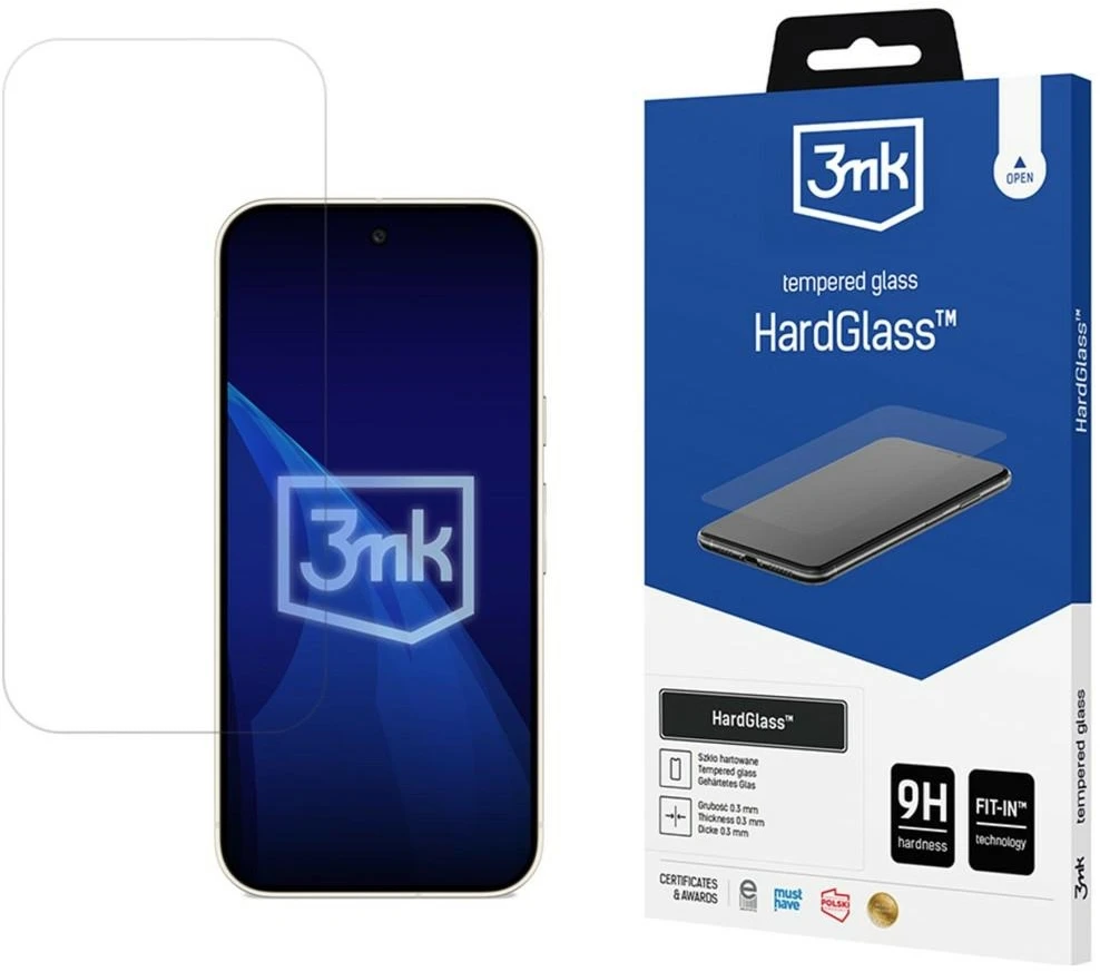3Mk apsauga 3mk HardGlass™ grūdintas stiklas, skirtas „Google Pixel 11“ / „Pixel 11 Pro“