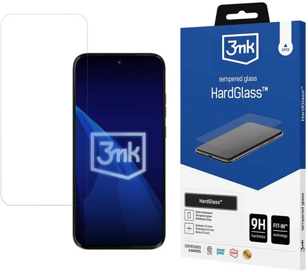 3Mk apsauga 3mk HardGlass grūdintas stiklas, skirtas Motorola Moto G67 / Moto G77