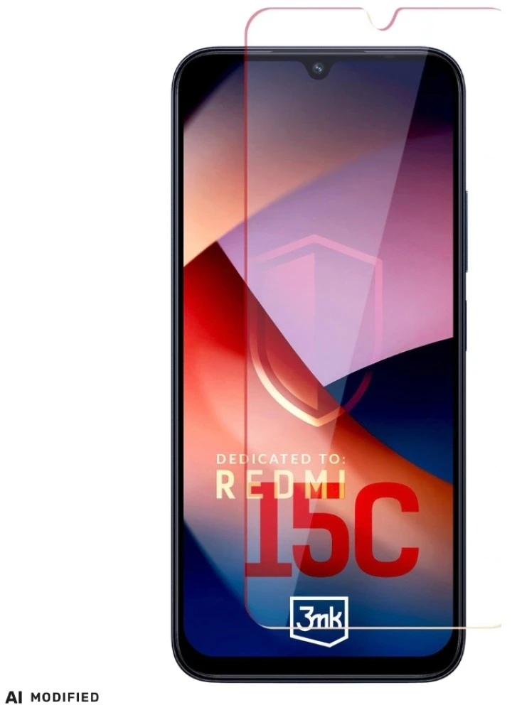 LCD apsauginis stikliukas 3mk Hard Glass Xiaomi Redmi 15C 4G/5G/Poco C85 4G/5G