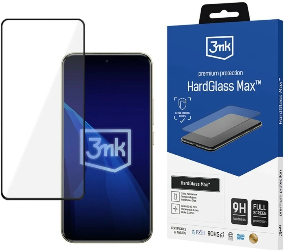 3Mk apsauga Redmi Note 15 Pro+ 5G - 3mk HardGlass Max Juodas