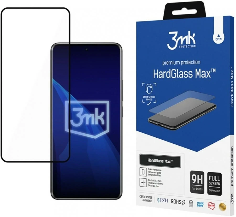 3Mk apsauga Redmi Note 14 Pro 4G/5G /Pro+ - 3mk HardGlass Max Juodas