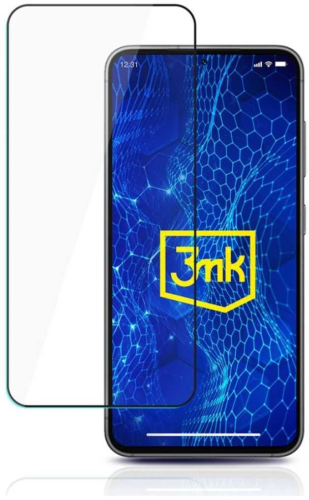 LCD apsauginis stikliukas 3mk Hard Glass Max Lite Samsung S926 S24 Plus juodas