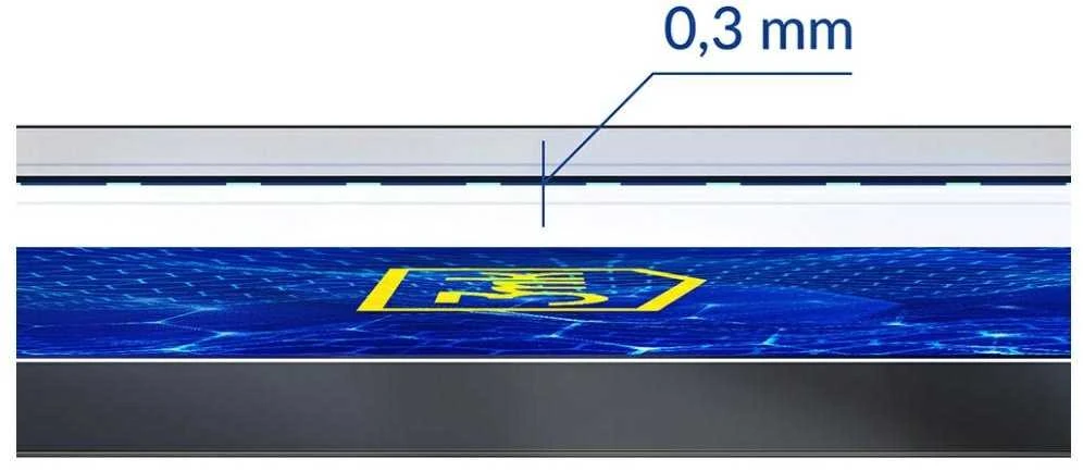 LCD apsauginis stikliukas 3mk Hard Glass Max Lite Samsung S926 S24 Plus juodas