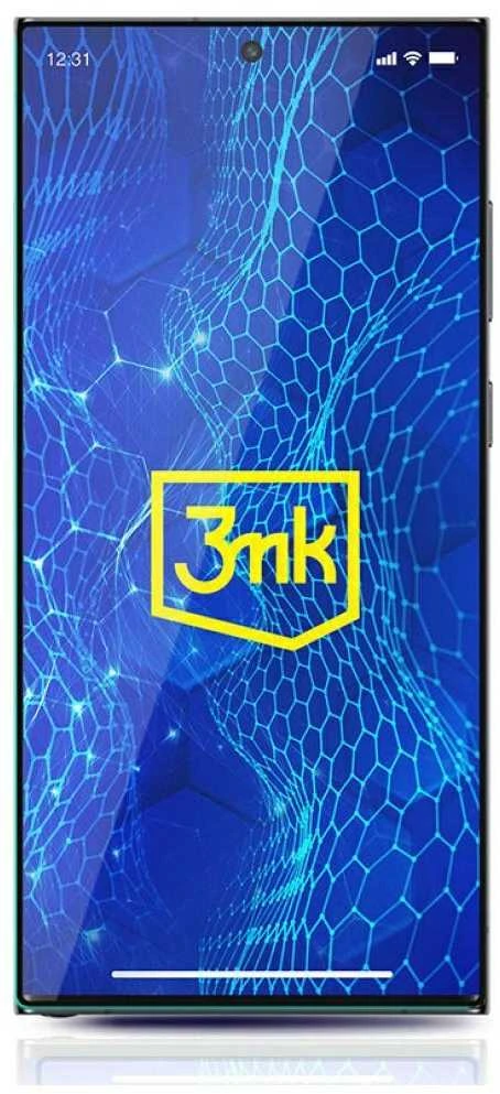 LCD apsauginis stikliukas 3mk Hard Glass Max Lite Samsung S928 S24 Ultra juodas