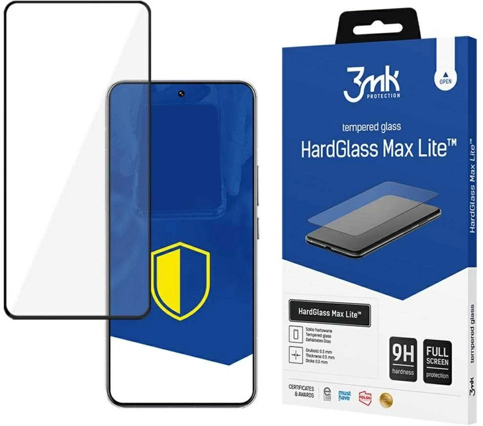 LCD apsauginis stikliukas 3mk Hard Glass Max Lite Xiaomi 15 Pro/15 Ultra juodas