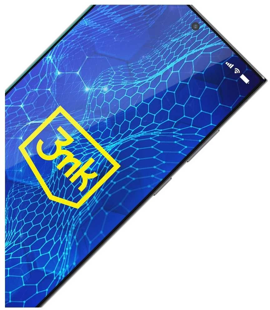 LCD apsauginis stikliukas 3mk Hard Glass Max Lite Samsung S928 S24 Ultra juodas