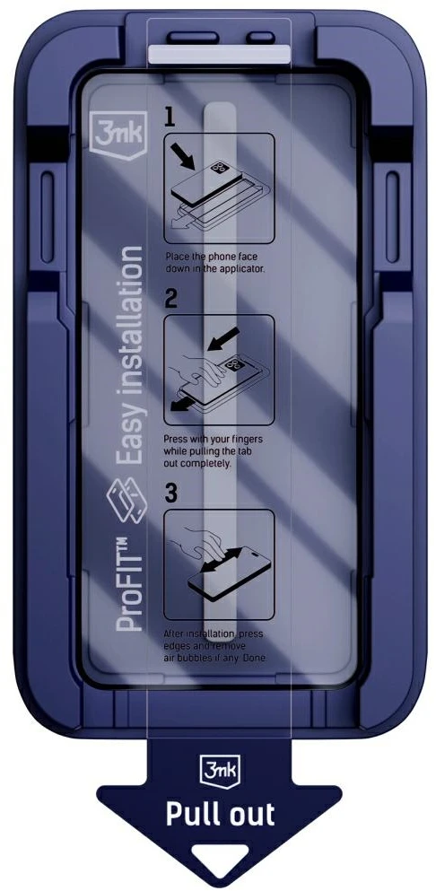 3MK HardGlass Max Privacy apsauginis stiklas su aplikatoriumi, skirtas Samsung Galaxy S24/S25