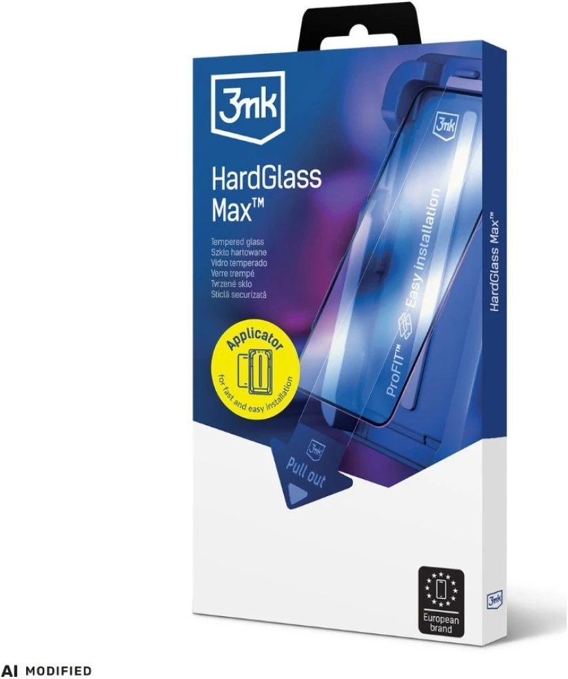 3mk HardGlass Max grūdintas stiklas, skirtas „Samsung Galaxy S25 Ultra“.
