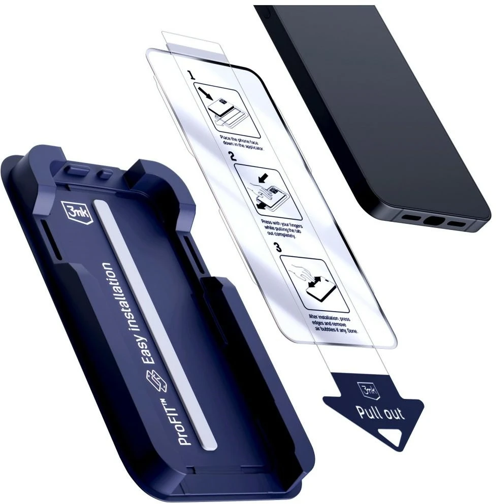 3Mk apsauga 3mk HardGlass Max grūdintas stiklas iPhone 13 / 13 Pro / 14 / 16e / 17e