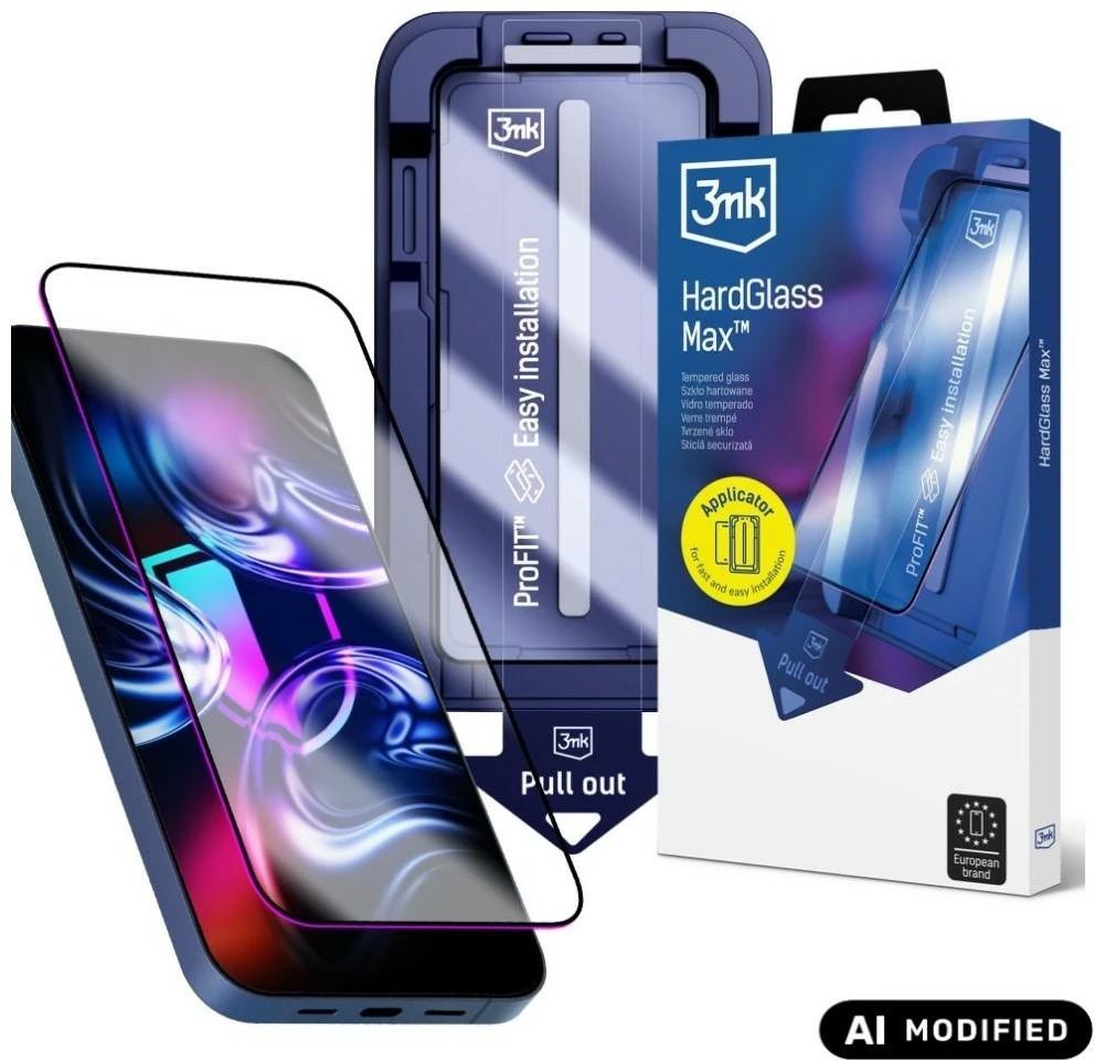 3Mk apsauga 3mk HardGlass Max grūdintas stiklas iPhone 15 Pro