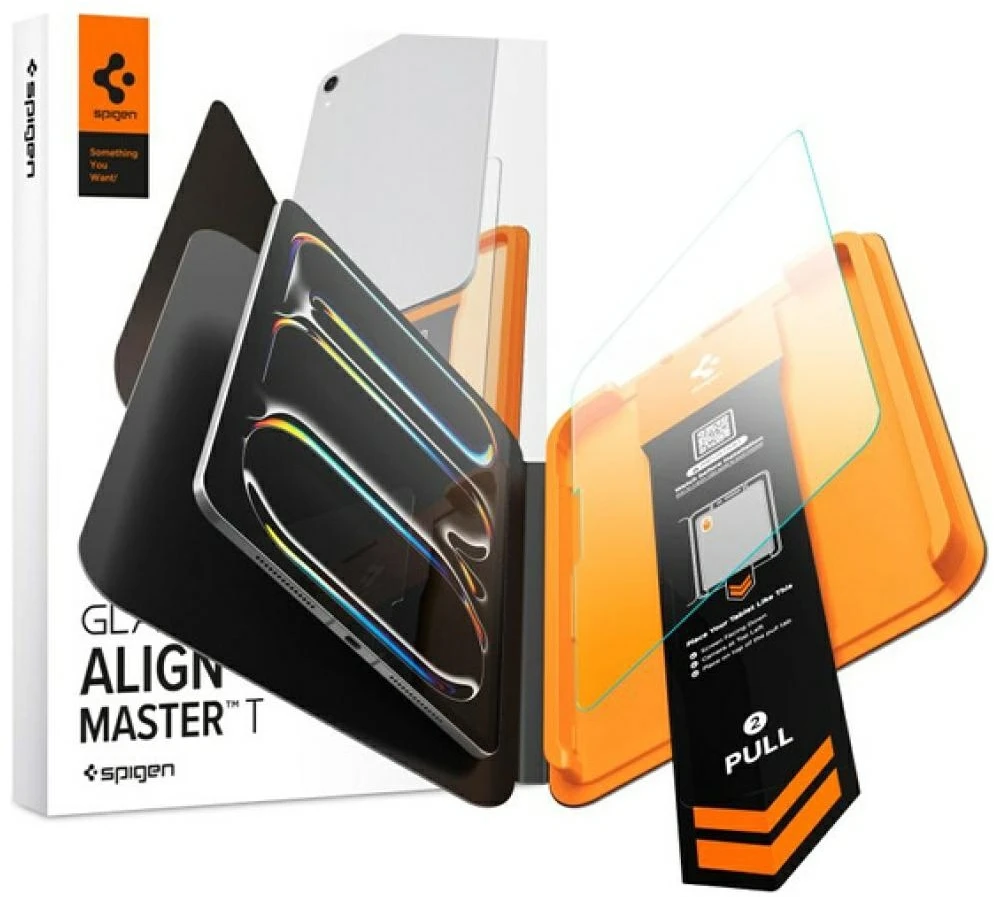 Grūdintas stiklas SPIGEN ALM GLAS.TR T IPAD PRO 11” 5 / 6 / 2024-2025 Skaidrus