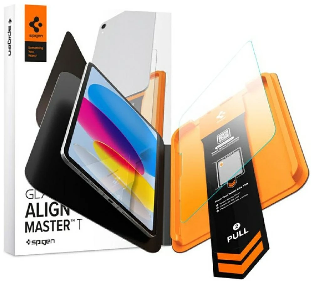 Grūdintas stiklas SPIGEN ALM GLAS.TR T IPAD 10,9” 10 / 2022 / 11” 11 / 2025 skaidrus