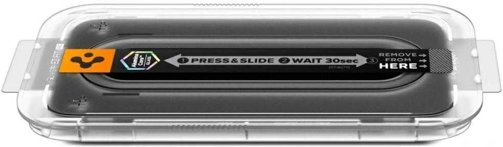 Ekrano apsauga Spigen Glass tR EZ Fit Pro HD 1 Pack, transparency - iPhone 17/16 Pro Max