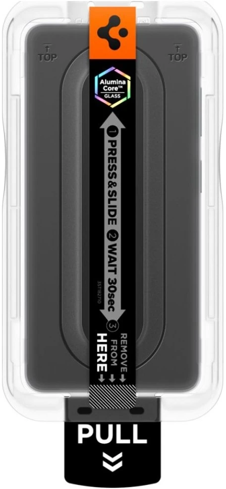 „Spigen Glass tR EZ Fit Pro“ (nespindintys) 2 vnt., skaidrūs – „Samsung Galaxy S26+“