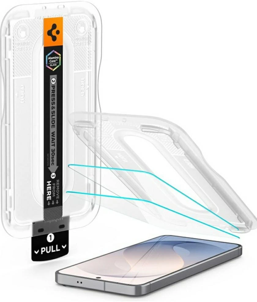 Grūdintas stiklas Spigen Glas.TR "EZ FIT PRO AC" do Samsung Galaxy S26 FE
