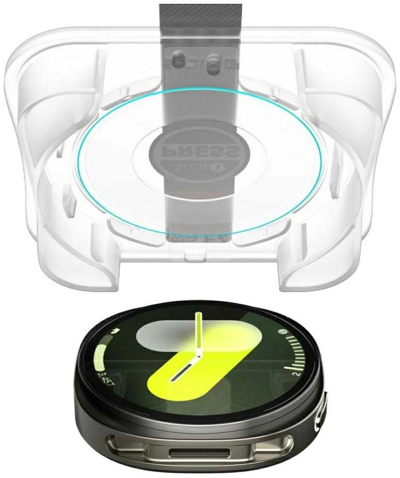 Spigen Glass tR EZ Fit 2 Pack - Samsung Galaxy Watch 8 (44mm)