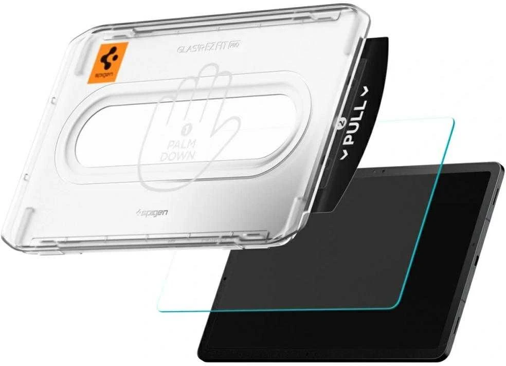 „Spigen Glass tR EZ Fit Pro“ 1 vnt., skaidrus – „Samsung Galaxy Tab S11“