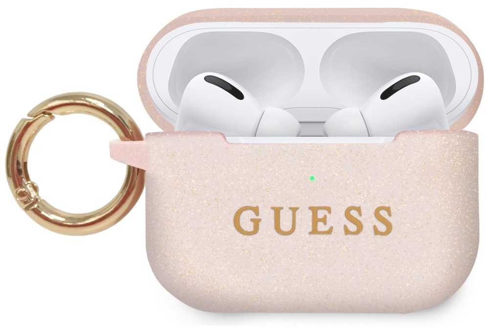 Guess Guacapsilgllp apsauginis dėklas, skirtas AirPods Pro, rožinis