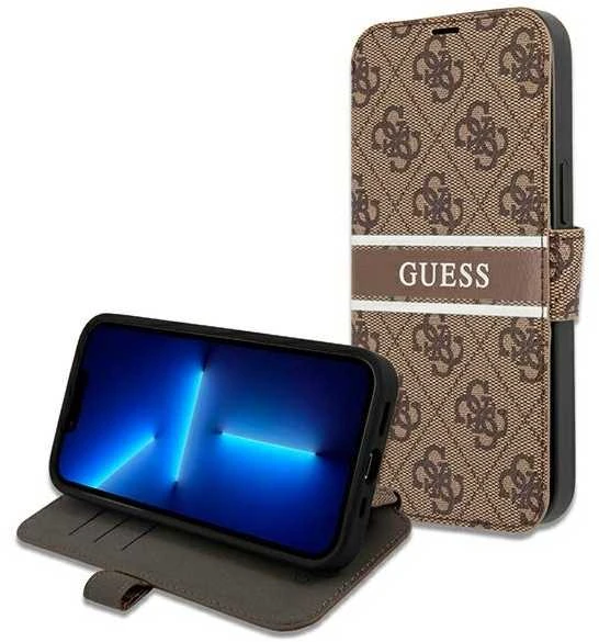 Guess Telefono dėklas iPhone 13 Pro Max, rudas