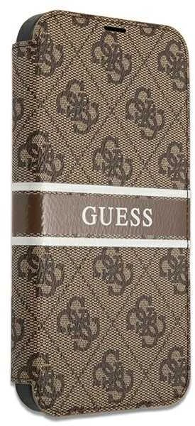 Guess Telefono dėklas iPhone 13 Pro Max, rudas