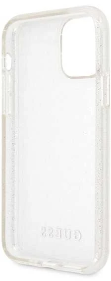 Dėklas GUESS GUHCN65PCGLSE IPHONE 11 PRO MAX Sidabrinis/Sidabrinis HARD CASE GLITTER