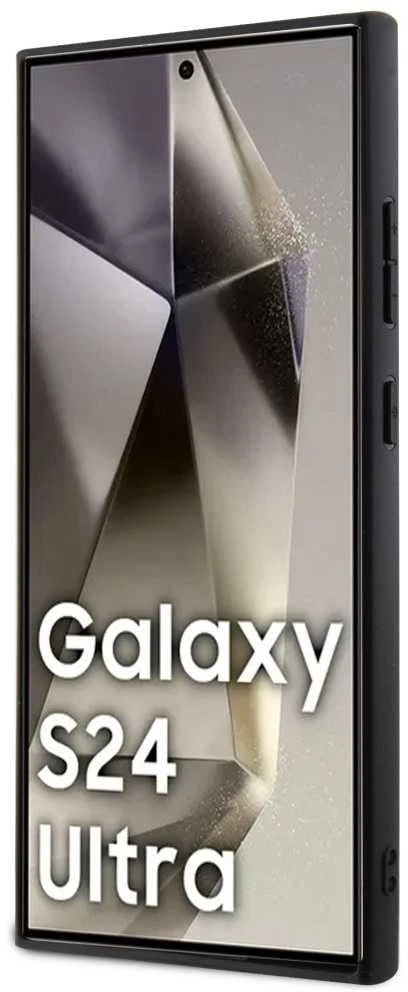Guess GUHCS24LPGS4TDW S24 Ultra S928 dėklas telefonui rudos spalvos Grip Stand 4G Triangle Strass