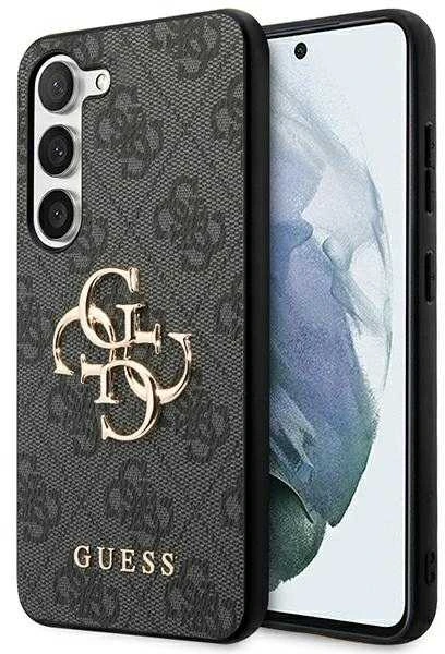 Samsung Galaxy S24 Plus Guess dėklas 4G Big Metal Logo (GUHCS24M4GMGGR) juodos spalvos