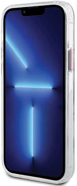 Guess GUHMP12MHTRMP Apple iPhone 12/12 Pro 6.1″ rožinės spalvos kietas dėklas Metal Outline Magsafe