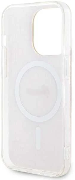 Guess GUHMP14LH4STP Apple iPhone 14 Pro 6.1″ rožinės spalvos kietas dėklas 4G MagSafe