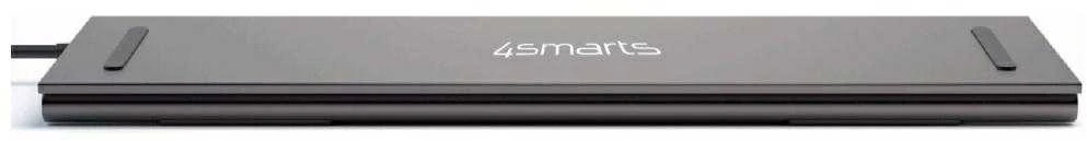 „HUB 4smarts 11in1“ nešiojamojo kompiuterio stovas HDMI/VGA/2xUSB-C/3xUSB-A/RJ45/SD/MMC/MicroSD/TF/AUX