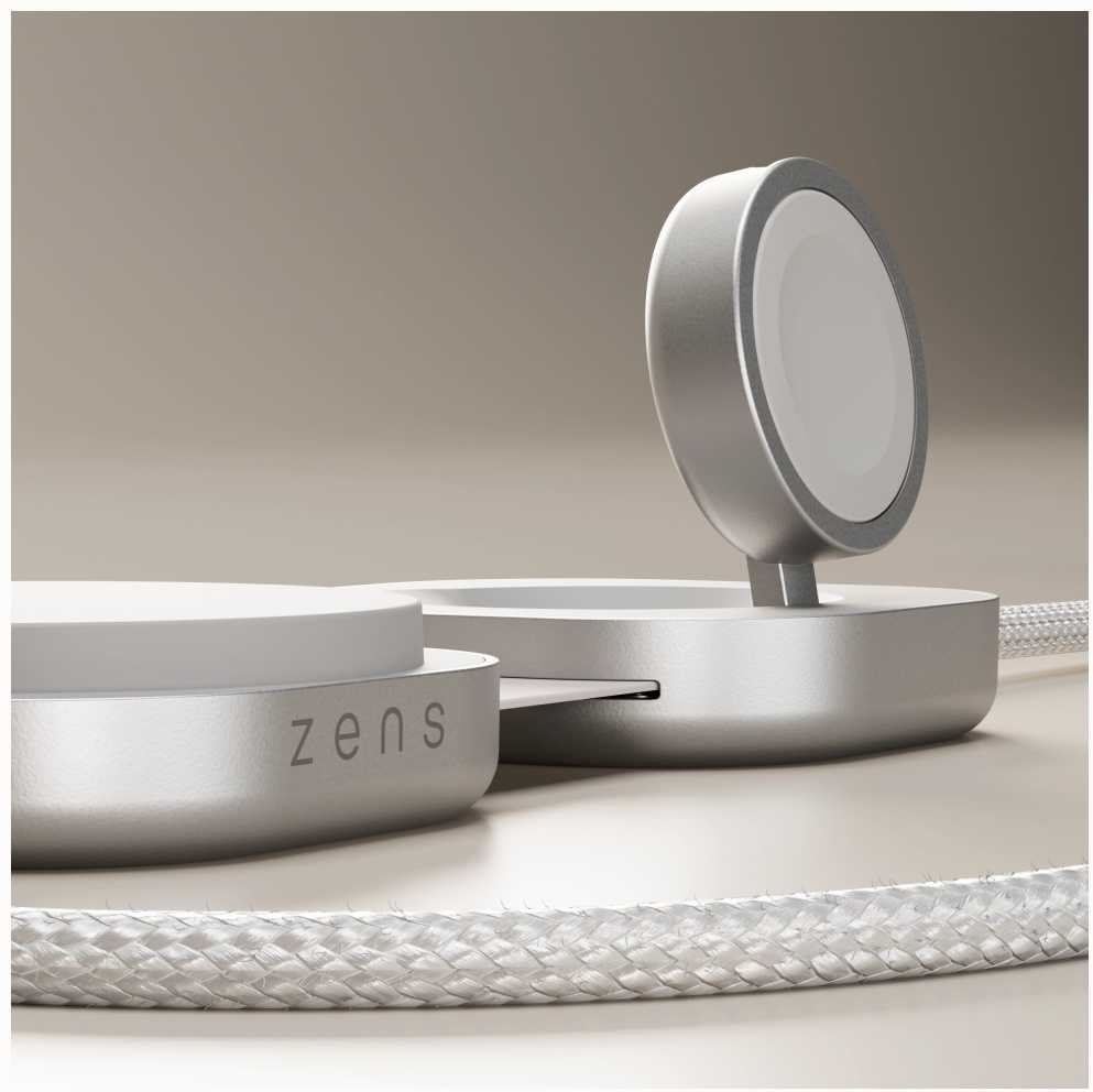ZENS CHARGING CABLE USB C-C PRO 3 Baltas
