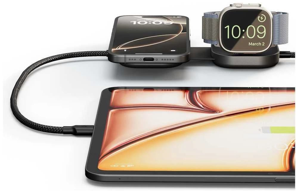ZENS CHARGING CABLE USB C-C PRO 3 Juodas