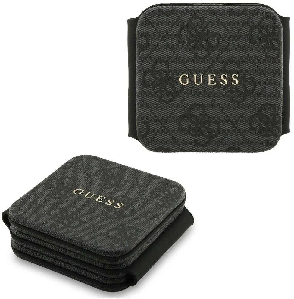 Guess PU 4G MagSafe belaidis įkroviklis 3v1 juodos spalvos