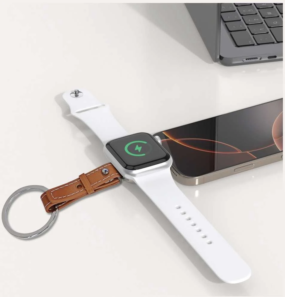 Įkroviklis indukcinė 4smarts do Apple Watch, sidabrinė