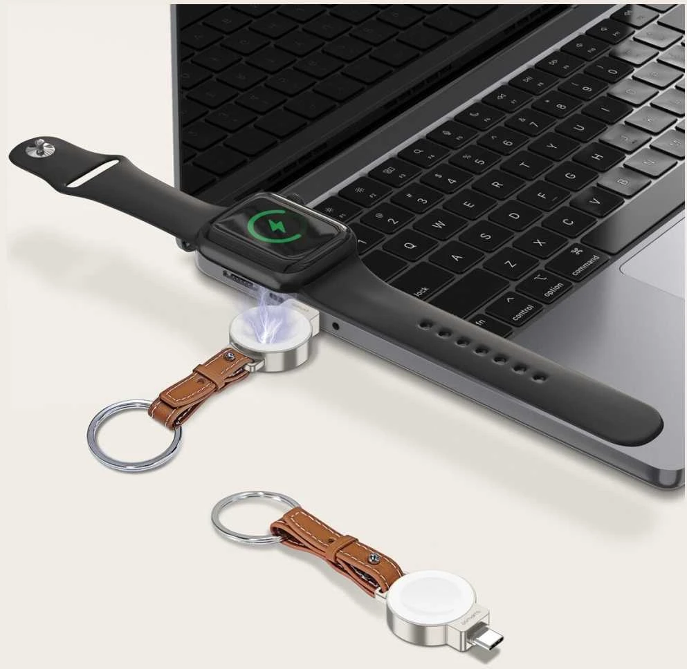 Įkroviklis indukcinė 4smarts do Apple Watch, sidabrinė
