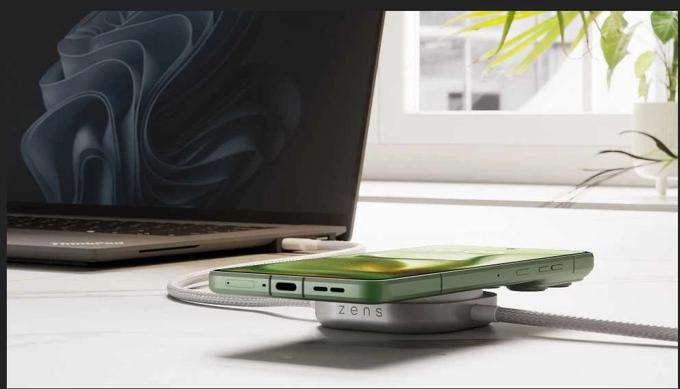 ZENS CHARGING CABLE USB C-C PRO 2 Baltas